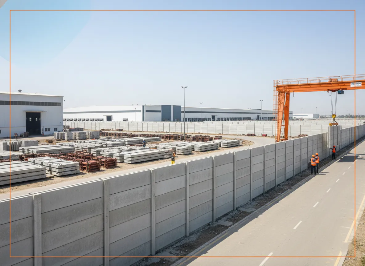 RCC Precast Boundary Wall Manufacturer in Bhubaneswar